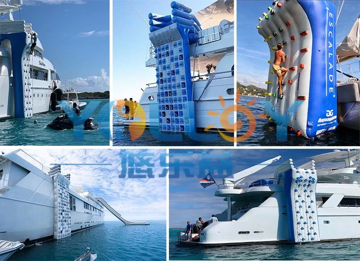 Inflatable Floating Water Rock Climbing Wall for Yacht