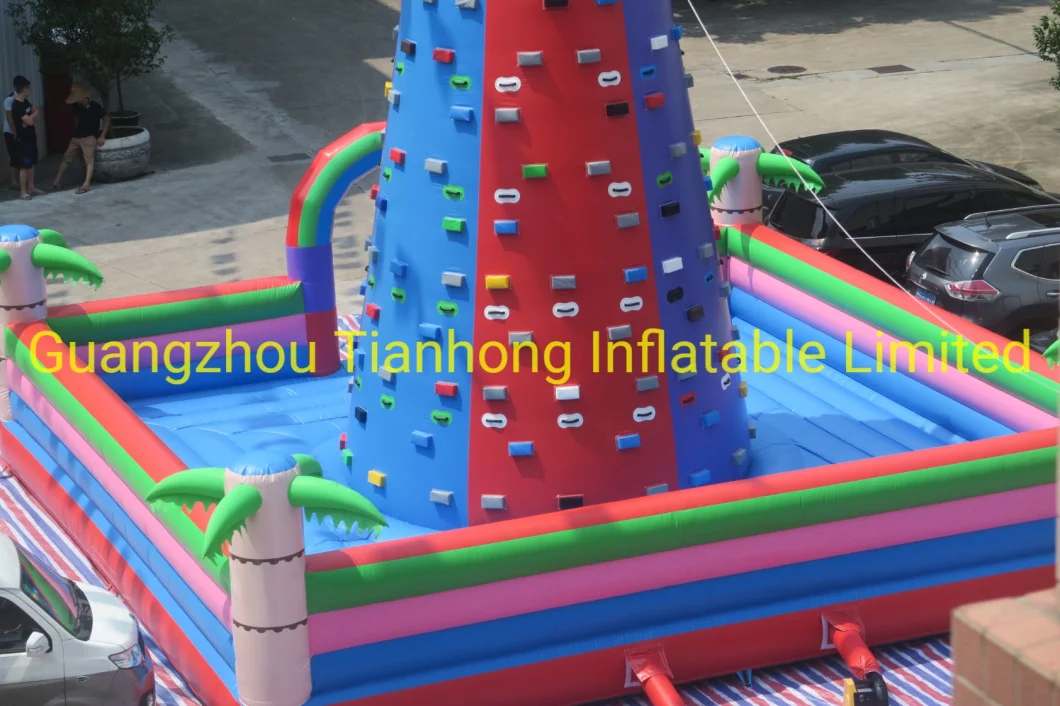 9X9X10m Giant Commercial Inflatable Rock Climbing Wall