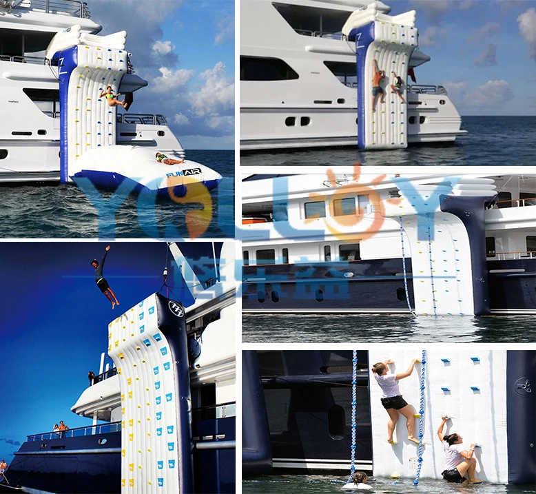 Inflatable Floating Water Rock Climbing Wall for Yacht