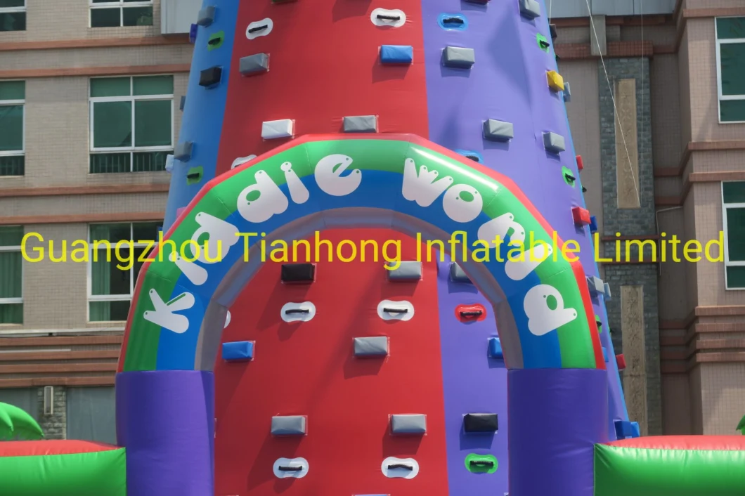 9X9X10m Giant Commercial Inflatable Rock Climbing Wall