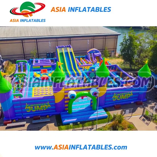 Indoor Inflatable Theme Park Bouncer Slide Trampoline Park for Kids