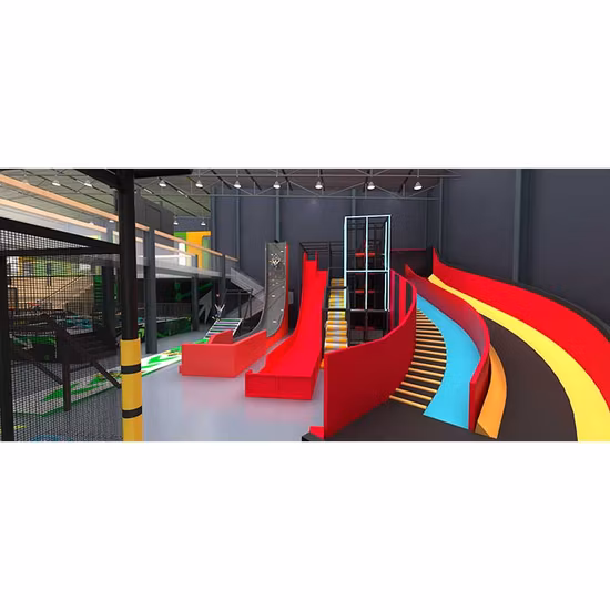 Amazing Indoor Sports Park Adventure Trampoline Park Total Solution by Cheer Amusement