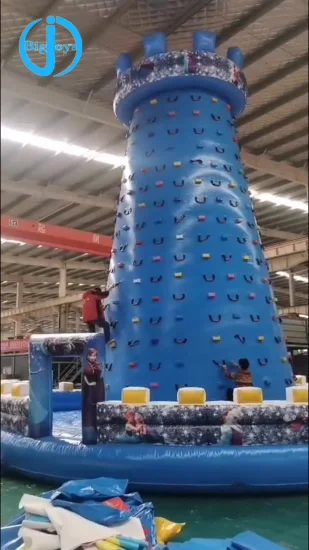 Popular Mobile Giant Inflatable Climbing Wall