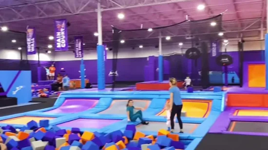 Indoor Adult Sports Small Trampoline Park Equipment Kids Fitness Playground