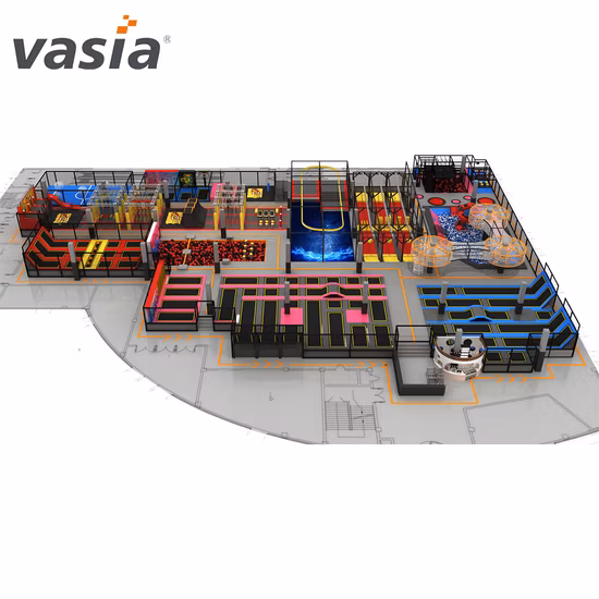 Factory Customized Large Adult Sport Gym Indoor Trampoline Playground for Sale