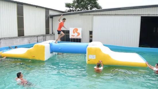 Adults Sport Aqua Water Fun Park Game Inflatable Floating Aqua Park for Pool 18 People