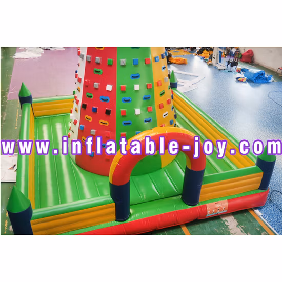 6X6m Square Outdoor Giant Inflatable Climbing Wall