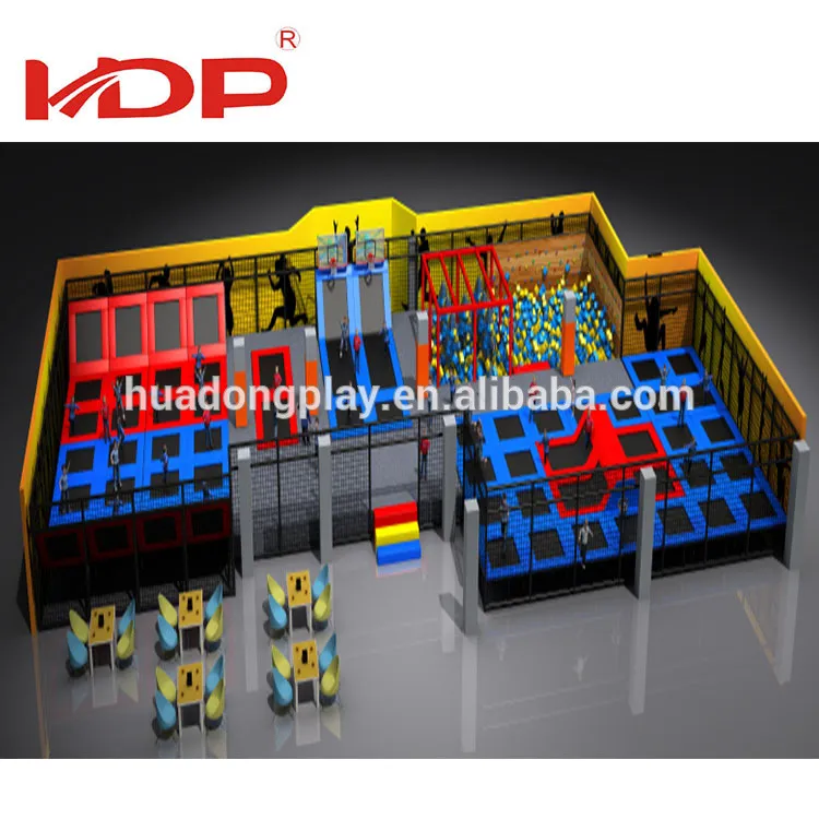 Enlarge Trampoline Park Advanced Technology Professional Indoor Playground with CE/ASTM/TUV/GS Certificates